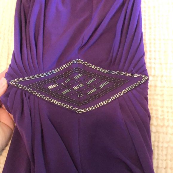 Purple Cocktail Dress - Picture 3 of 8